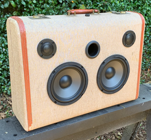 Load image into Gallery viewer, Brown Sun Ship Sonic Suitcase