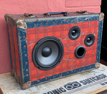 Load image into Gallery viewer, Red Tartan Sonic Suitcase
