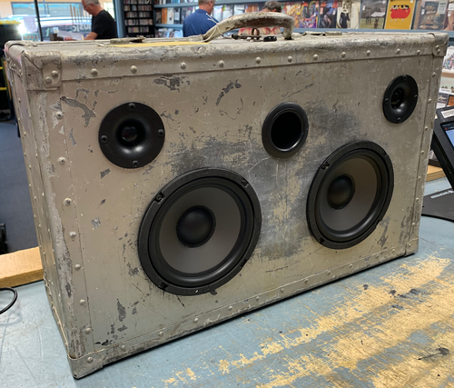 Melillo Aluminum Sonic Suitcase