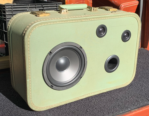 Green Cube Sonic Suitcase