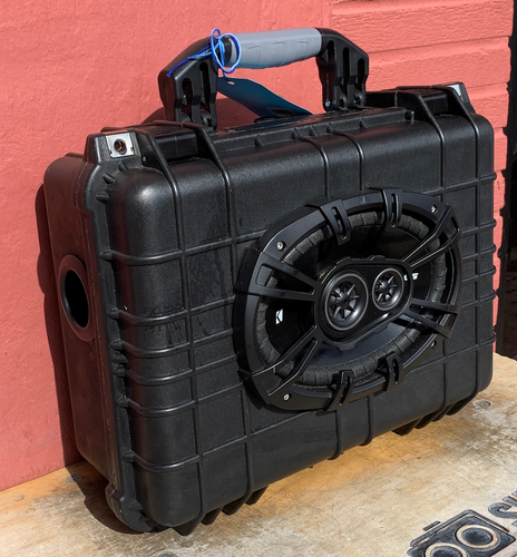 Black P1-case 6x9 Sonic Suitcase - Medium