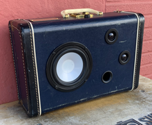 Load image into Gallery viewer, Blue Sweater Sonic Suitcase