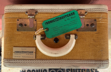 Load image into Gallery viewer, Tan Gram Sonic Suitcase