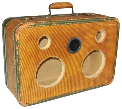 Tan Scratch Sonic Suitcase