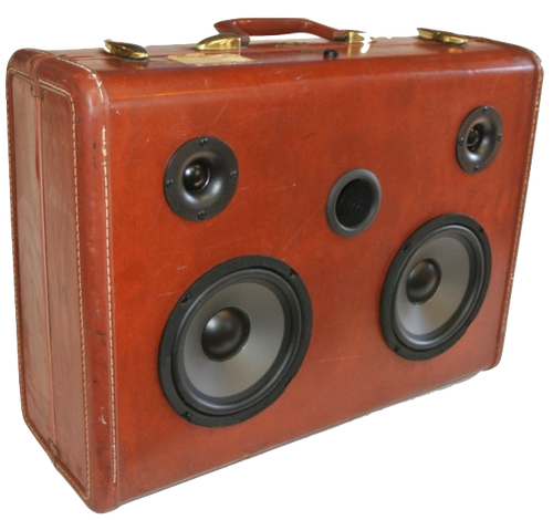 Red Monster Sonic Suitcase