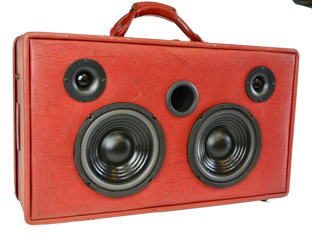 Red Sleeves Sonic Suitcase