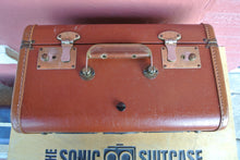 Load image into Gallery viewer, Maroon Bite Sonic Suitcase