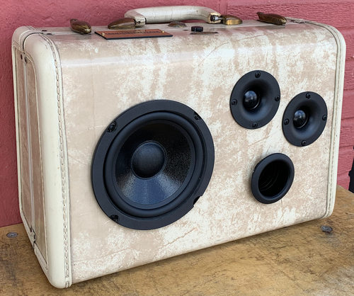 White Secret Agent Sonic Suitcase