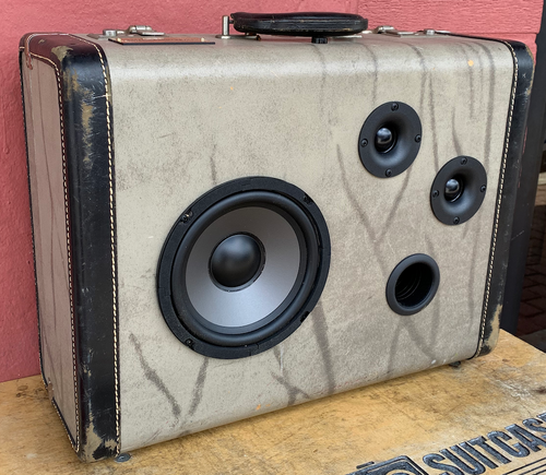 Grey Slither Sonic Suitcase