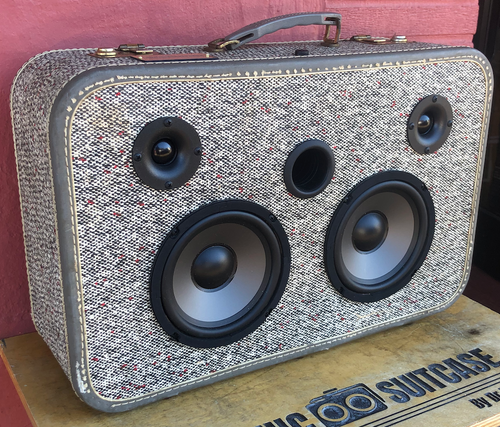 Grey Strings Sonic Suitcase