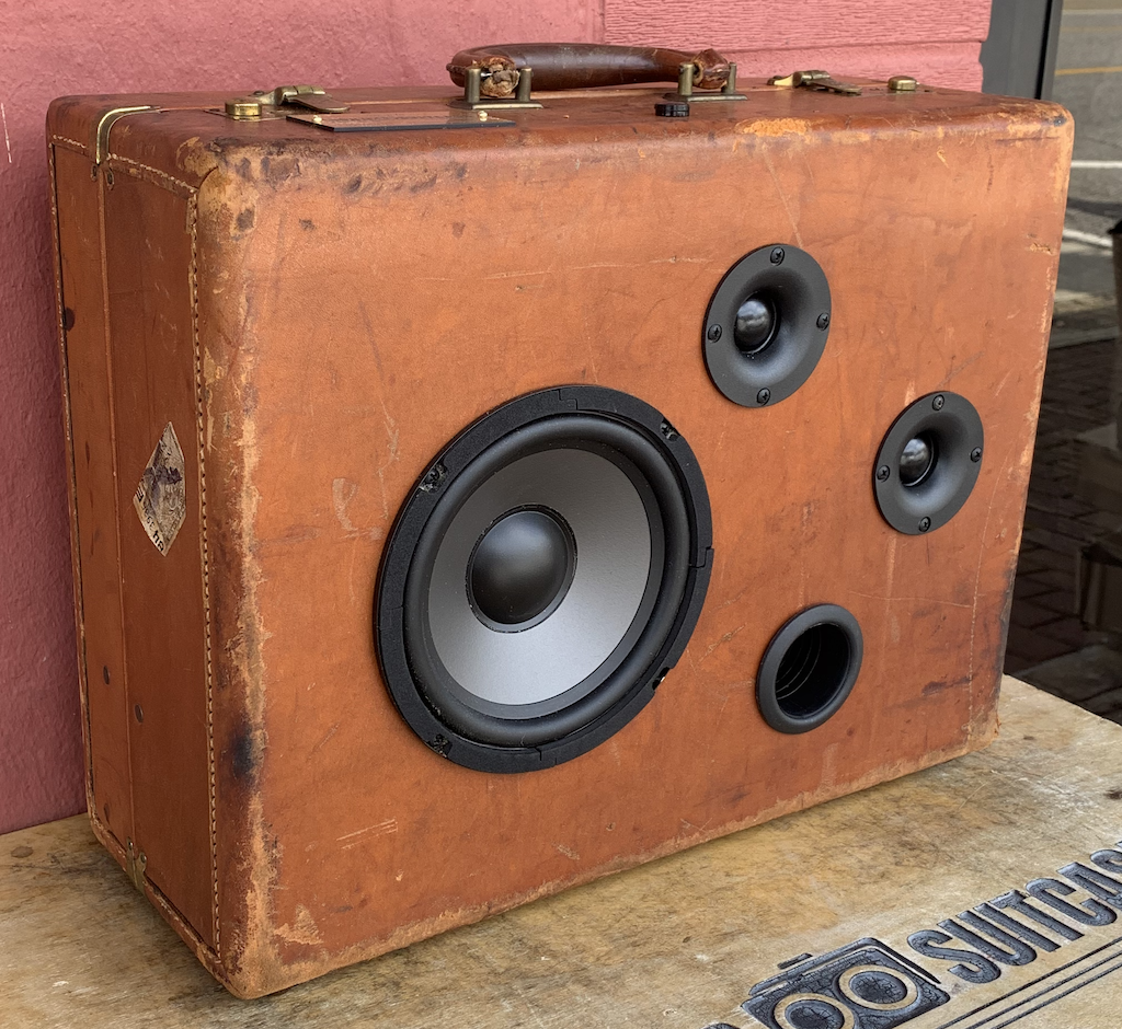 Brown Right Sonic Suitcase