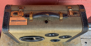 Brown News Sonic Suitcase