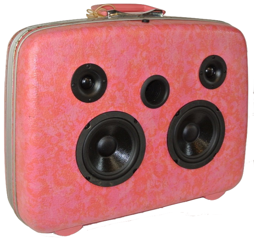 Pink Gardenia Sonic Suitcase