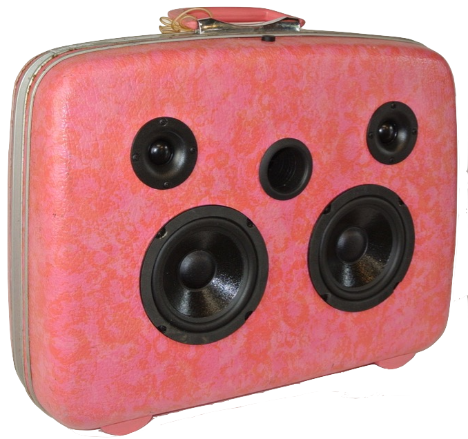 Pink Gardenia Sonic Suitcase