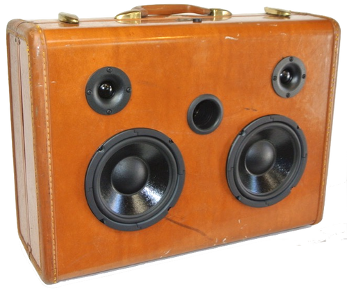 Tan Fallen Sonic Suitcase